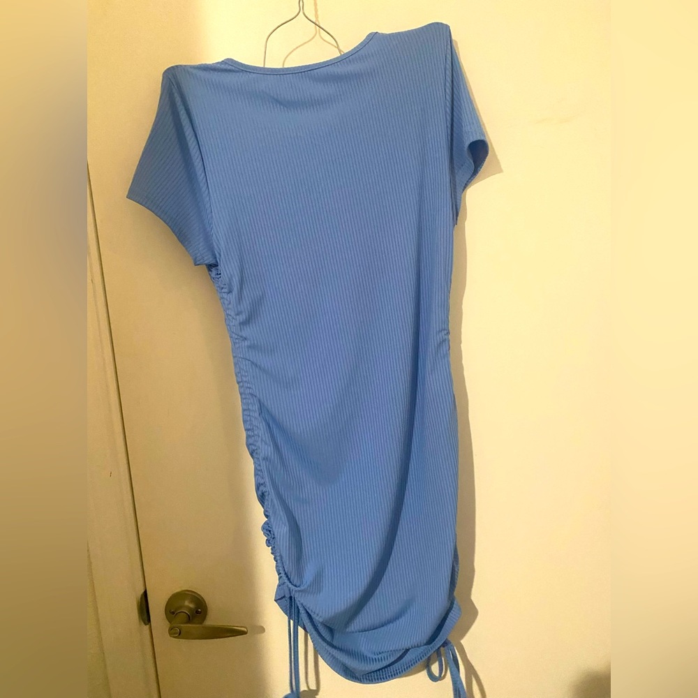 Baby blue dress